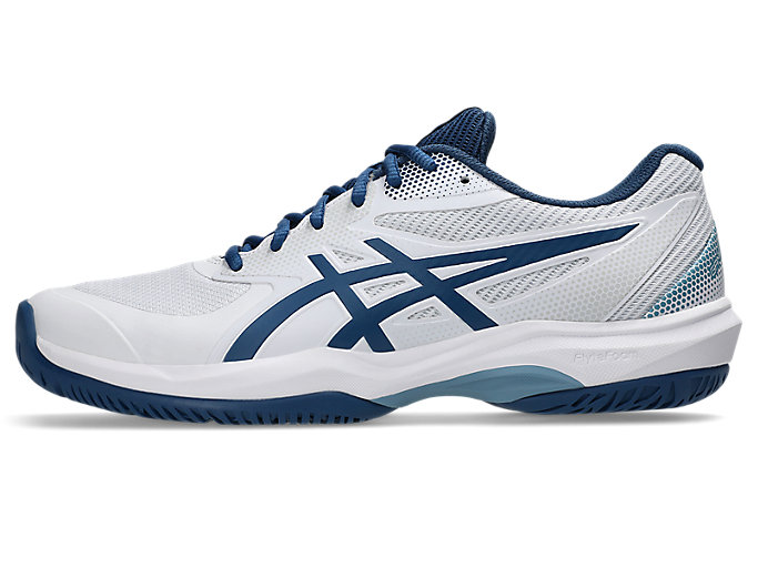 Cheap ASICS GAME FF 壁球鞋 白色/暮光蓝 1041A488-101