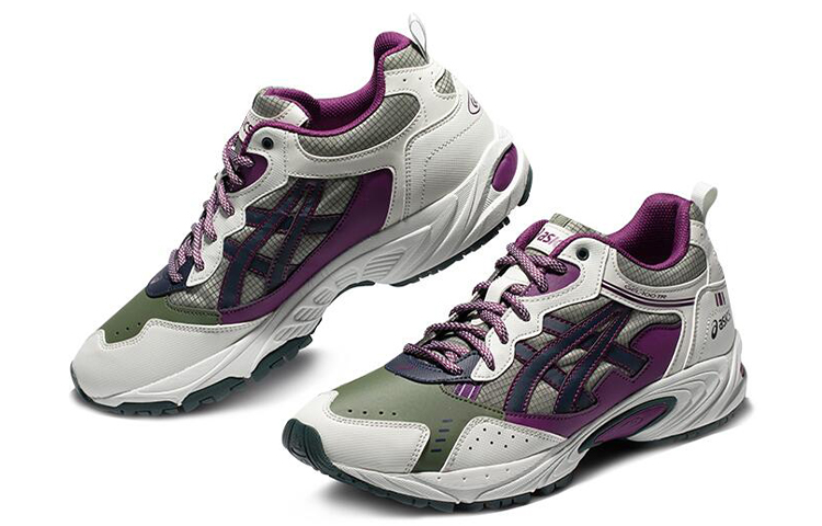 Lookbook ASICS Gel-100 TR '白绿色紫色' 运动鞋 1203A095-301
