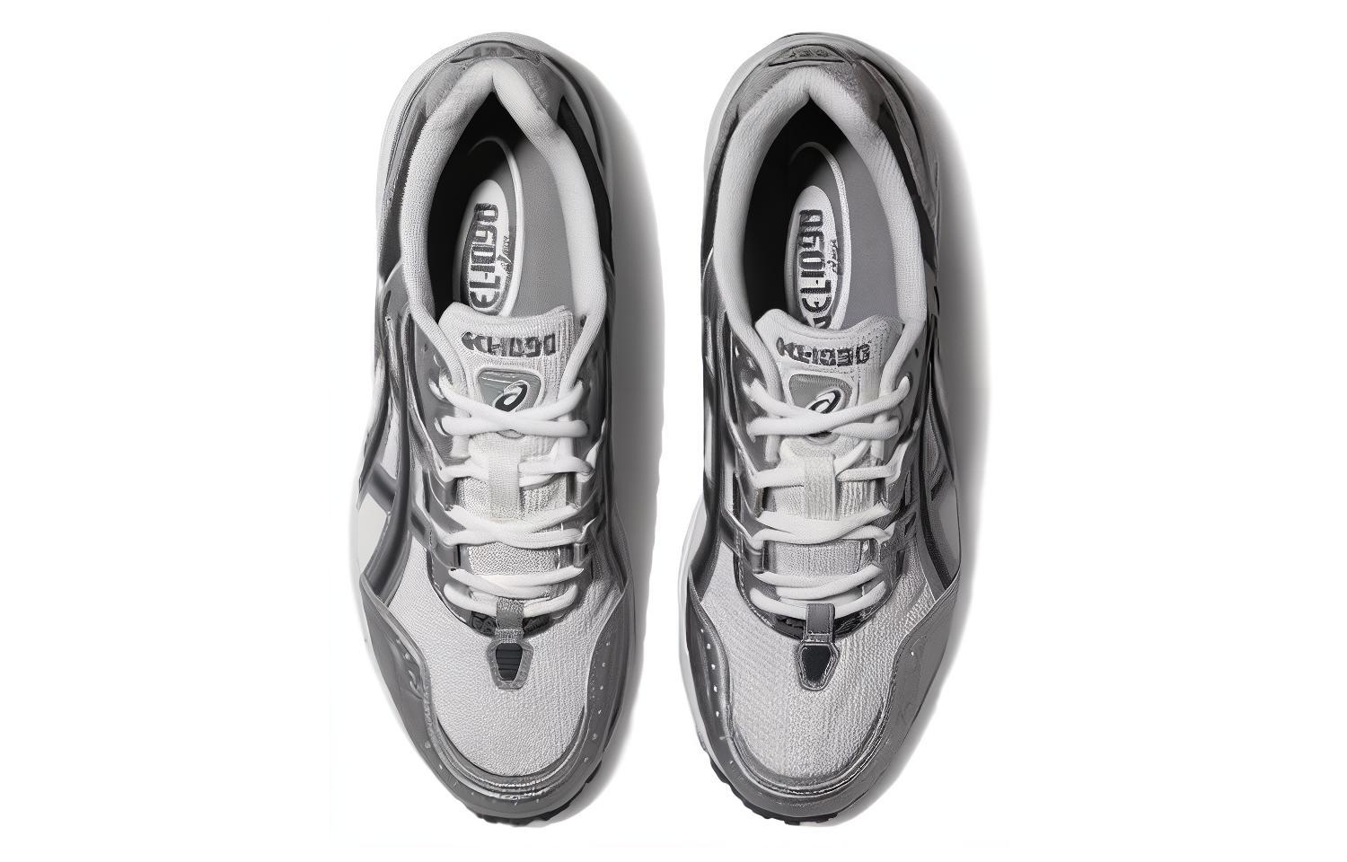 Shop Asics GEL-1090 耐磨透氣 低筒 跑步鞋 男女同款 白色/銀色