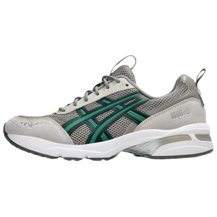 Asics Gel-1090 V2 Grey Green Comfortable Low-Top Running Shoes 1203A382-023