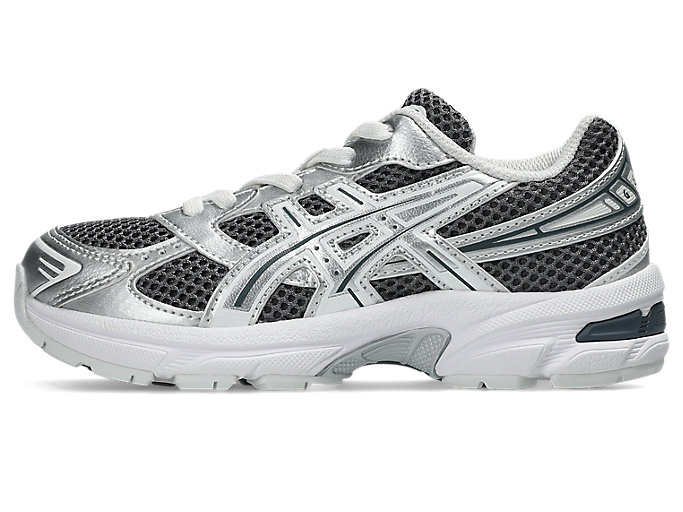 Cheap ASICS GEL-1130 PS 兒童跑鞋 灰色/純銀色 1204A170-020