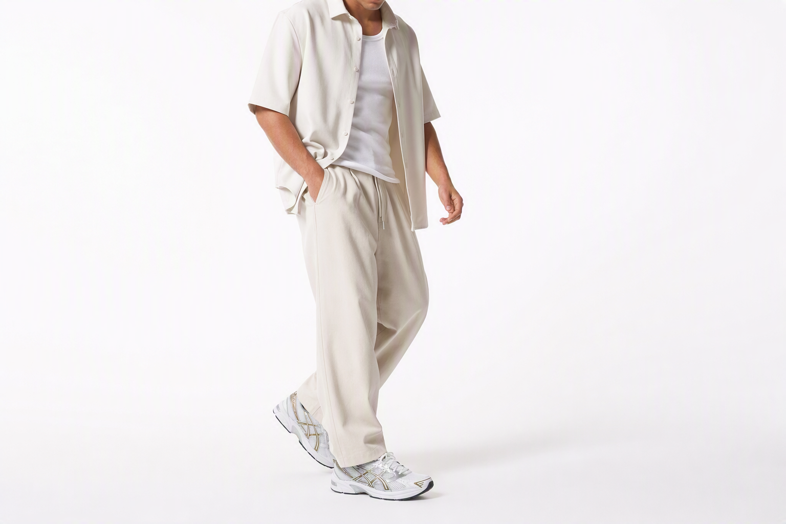 Order ASICS GEL-1130 运动鞋 白色/辣椒红 1203A609-104