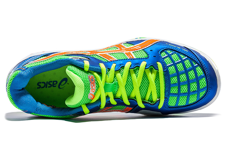 Lookbook Asics Gel-Blade 5 輕便舒適羽球鞋 藍橙
