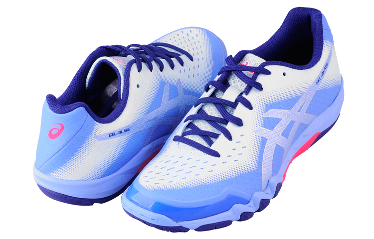 Lookbook Asics Gel-Blade 6 減震防滑運動跑步鞋 淺藍