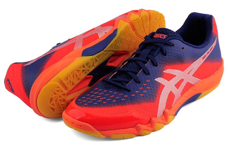 Shop アシックス ゲルブレード6 オレンジブルー (Ashikkusu Geruburēdo 6 Orenji Burū) R703N-811