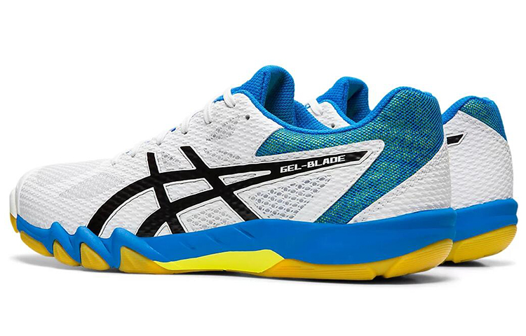 Shop Asics Gel-Blade 7 白藍黑 慢跑鞋