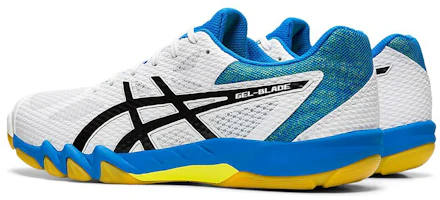 Shop Asics Gel-Blade 7 白藍黑 慢跑鞋