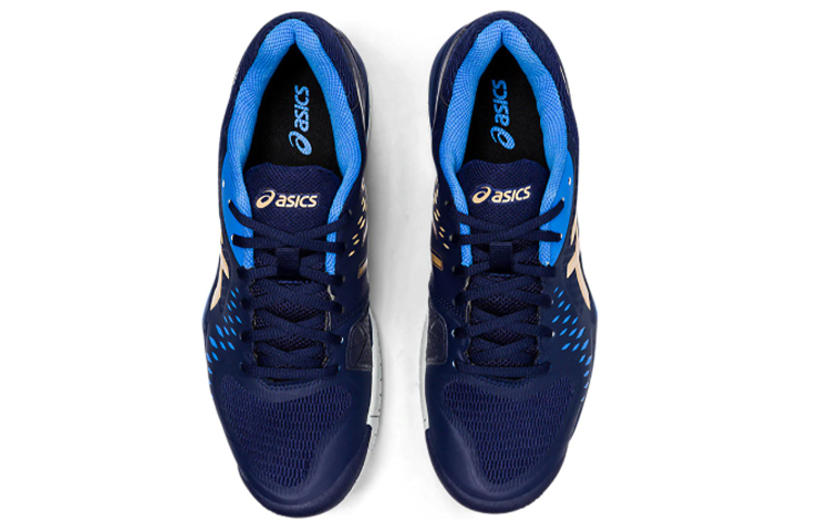 Shop ASICS Gel-Challenger 12 Blue/Golden 1041A045-401