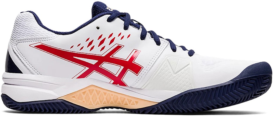ASICS Gel-Challenger 12 Clay 'White Classic Red' 1041A048-115 Order ASICS Gel-Challenger 12 Clay 'White Classic Red' 1041A048-115