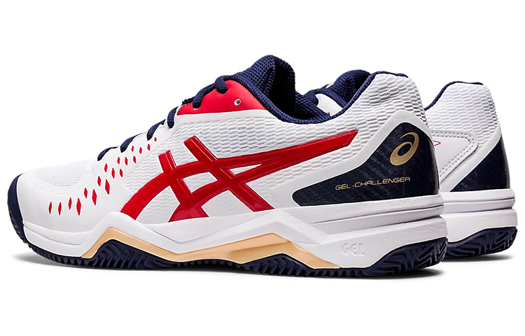Shop ASICS Gel-Challenger 12 Clay 'Putih Merah Klasik' 1041A048-115