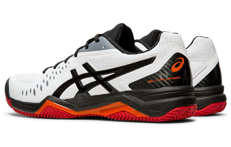 Shop ASICS Gel-Challenger 12 Clay Zwart/Wit 1041A048-114