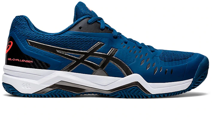 ASICS Gel-Challenger 12 Clay Sports Shoes Blue/Black 1041A048-402 Order ASICS Gel-Challenger 12 Clay Sports Shoes Blue/Black 1041A048-402