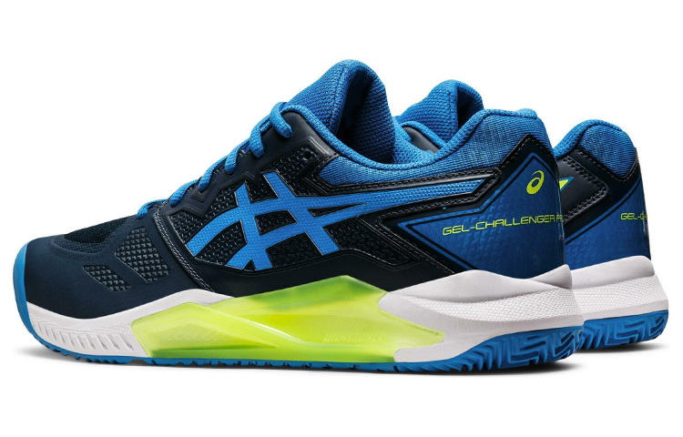 Shop ASICS Gel-Challenger 13 'Hitam Biru' sepatu tenis pria dan wanita 1041A315-400