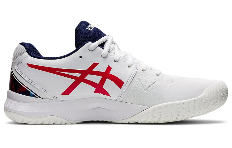 Order アシックス ゲルチャレンジャー13クレーLE 白/赤 1041A289-110