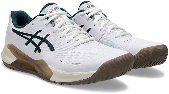 ASICS GEL-CHALLENGER 14 All Court Tennis Shoes White/Saxon Green 1041A405-104 Order ASICS GEL-CHALLENGER 14 All Court Tennis Shoes White/Saxon Green 1041A405-104