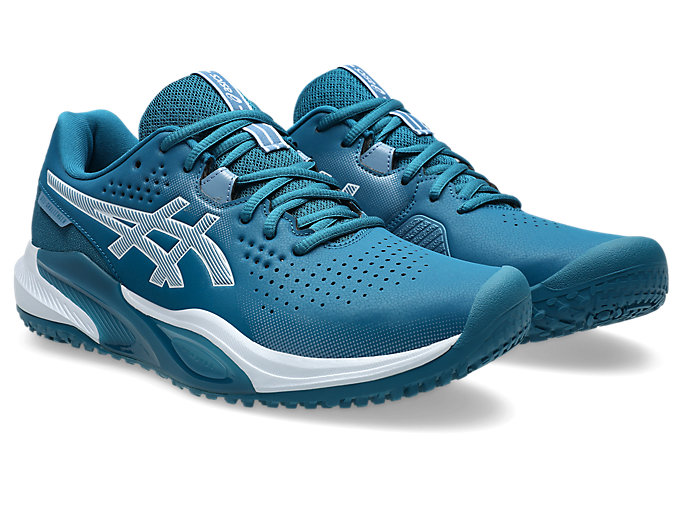 Order ASICS GEL-Challenger 15 OC 網球鞋 深藍綠/灰色 1043A026-400