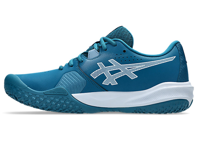 Shop ASICS GEL-Challenger 15 OC 網球鞋 深藍綠/灰色 1043A026-400