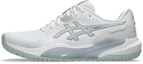 Cheap ASICS GEL-CHALLENGER 15 OC Tennis Shoes White/Lichen Rock 1043A026-100