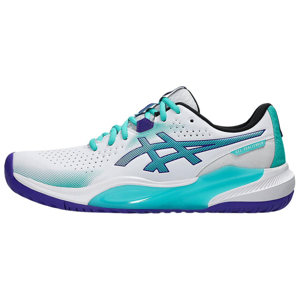 ASICS GEL-CHALLENGER 15 Tennis Shoes White Green - Durable & Comfortable. 1041A510-103
