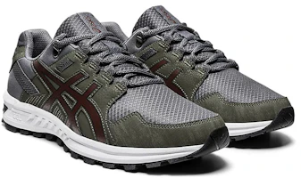 Lookbook Asics Gel-Citrek 防滑通風運動跑步鞋 灰綠拼色