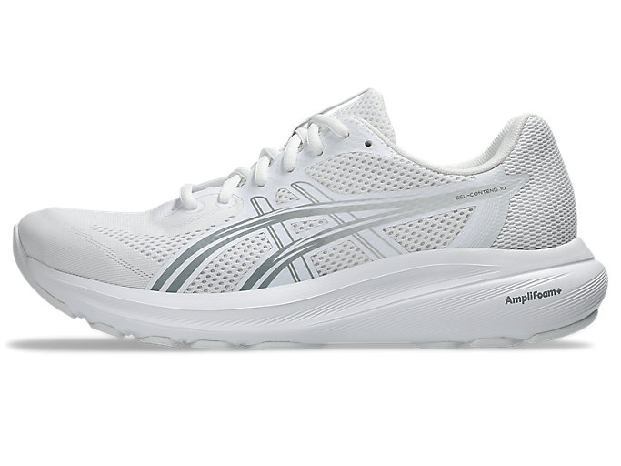 ASICS Gel-Contend 10 Extra Wide Running Shoes White/Concrete 1011C250-100