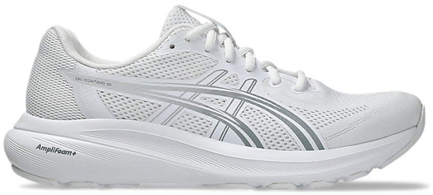 ASICS Gel-Contend 10 Extra Wide Running Shoes White/Concrete 1011C250-100 Cheap ASICS Gel-Contend 10 Extra Wide Running Shoes White/Concrete 1011C250-100