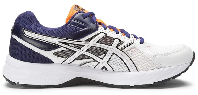 Asics Gel-Contend 3 舒適 透氣 低筒 跑步鞋 男款 白紫橙 Order Asics Gel-Contend 3 舒適 透氣 低筒 跑步鞋 男款 白紫橙
