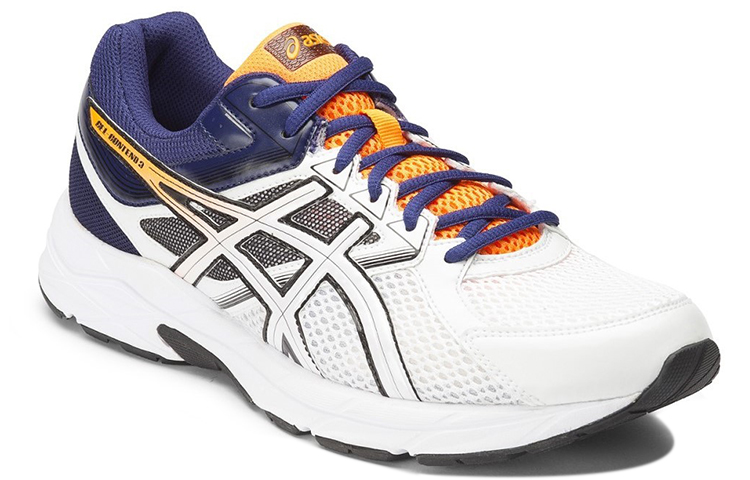 Lookbook Asics Gel-Contend 3 舒適 透氣 低筒 跑步鞋 男款 白紫橙