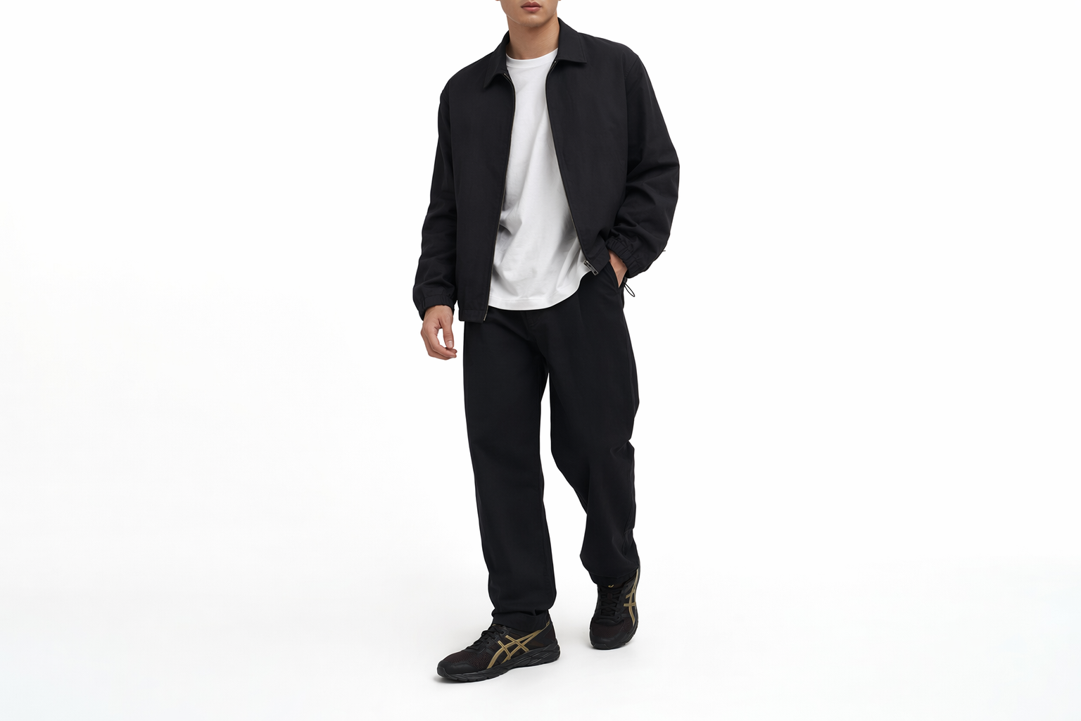 Order Asics Gel-Contend 4 舒適 輕便透氣 低筒 跑步鞋 男款 黑金