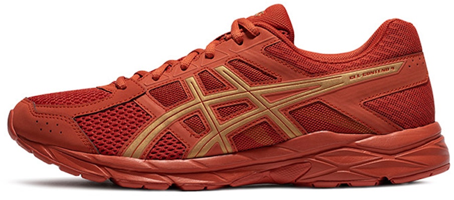 Asics Gel-Contend 4 減震耐磨防滑 低筒 跑步鞋 男款 紅金 Buy Asics Gel-Contend 4 減震耐磨防滑 低筒 跑步鞋 男款 紅金