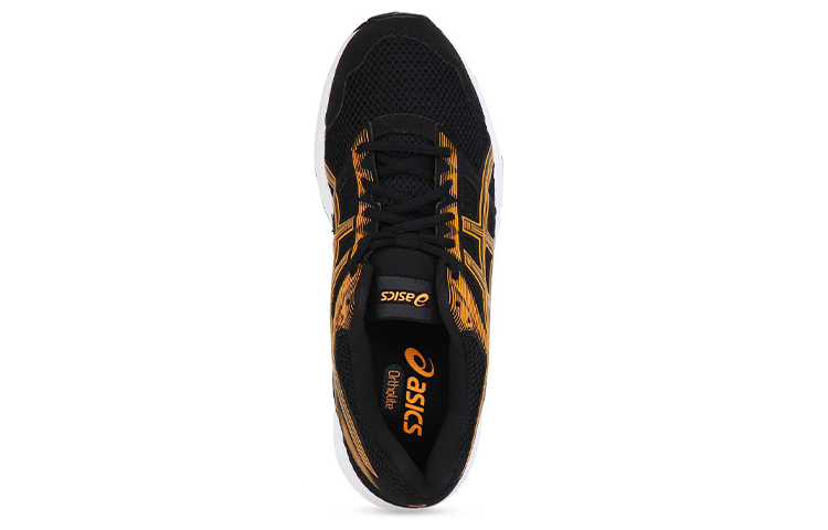Shop Asics Gel-Contend 5B 輕便舒適 低筒運動跑步鞋 黑橙色