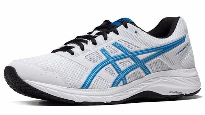 亚瑟士 Gel-Contend 5 蓝色白色跑鞋 1011A256-104 Lookbook 亚瑟士 Gel-Contend 5 蓝色白色跑鞋 1011A256-104