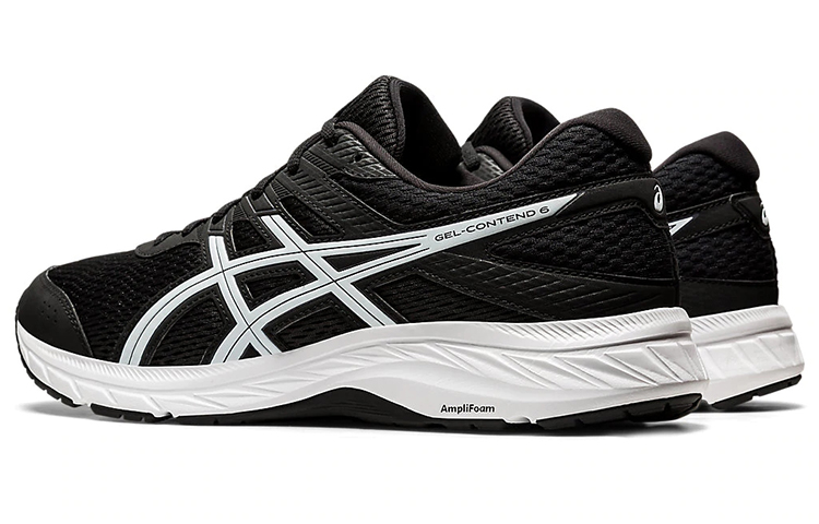 Shop ASICS Gel-Contend 6 Schwarz/Weiß 1011A666-003