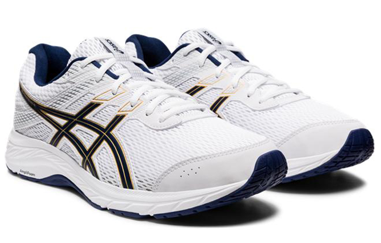 Lookbook ASICS Gel-Contend 6 Sportschoenen Wit/Zwart 1011A667-100