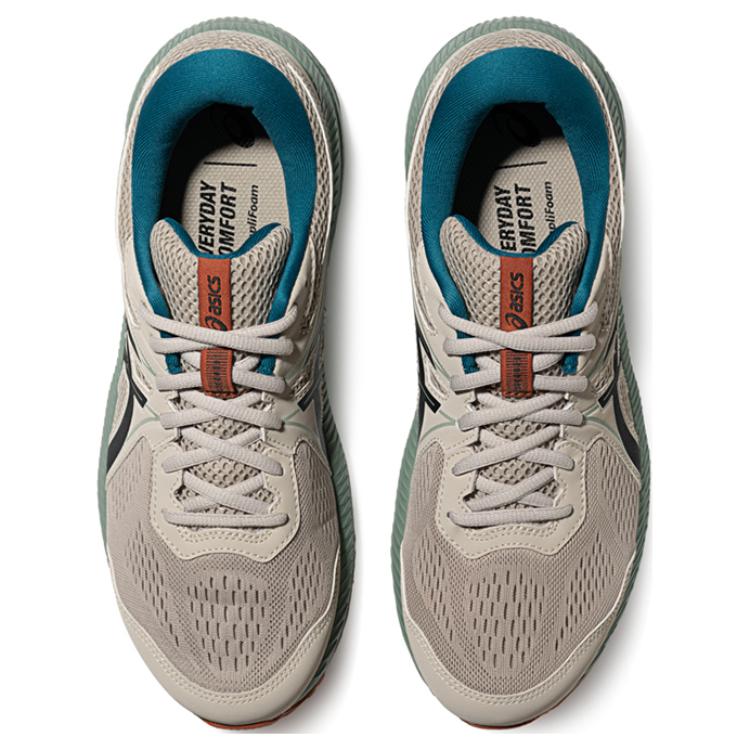 Lookbook Asics Gel-Contend 7 舒適輕盈防滑耐磨 低筒 休閒跑步鞋 男款 灰黑色