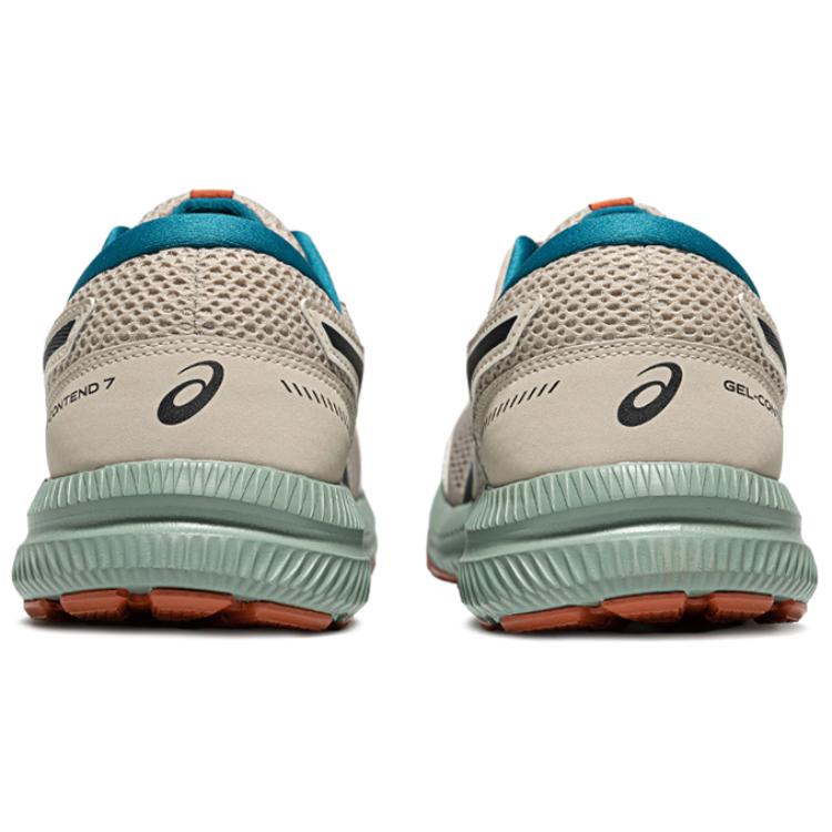 Shop Asics Gel-Contend 7 舒適輕盈防滑耐磨 低筒 休閒跑步鞋 男款 灰黑色