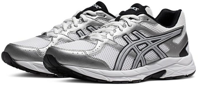 Asics Gel-Contend Cn 輕便回彈 防滑耐磨 低筒 跑步鞋 男款 白銀色 Order Asics Gel-Contend Cn 輕便回彈 防滑耐磨 低筒 跑步鞋 男款 白銀色