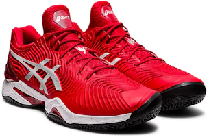 Lookbook Asics Gel-Court FF Novak Clay L.E. 耐磨防滑 低筒運動跑步鞋 紅色