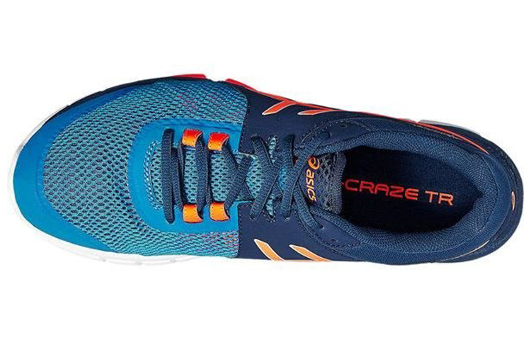 Lookbook Asics Gel-Craze TR 4 耐磨防滑 低筒跑鞋 藍橙色