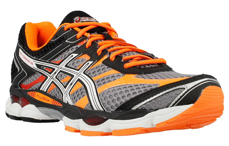 Lookbook アシックス ゲルクムラス16 黒オレンジ T439N-9301