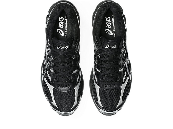 Sizing ASICS GEL-CUMULUS 16 Kasut Lari Hitam/Hitam 1203A733-002