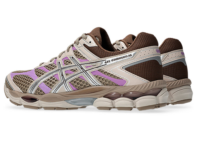 Lookbook アシックス GEL-CUMULUS 16 ランニングシューズ シナモン/ピュアシルバー 1203A733-200