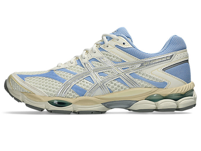 Cheap アシックス GEL-CUMULUS 16 ランニングシューズ アイボリー/ピュアシルバー 1203A733-750