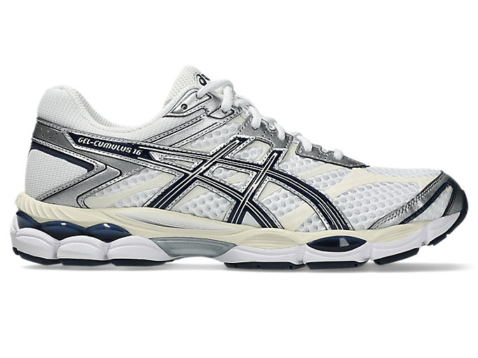 ASICS GEL-CUMULUS 16 Running Shoes White/Midnight 1203A733-103