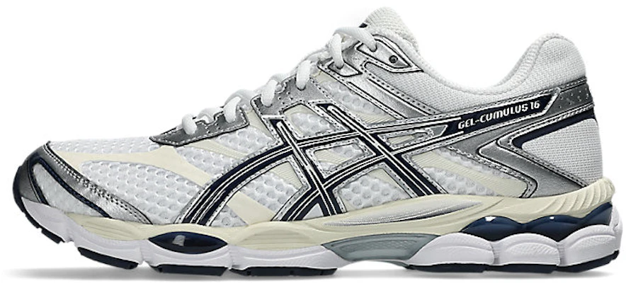 亚瑟士GEL-CUMULUS 16跑鞋 白色/午夜蓝 1203A733-103 Cheap 亚瑟士GEL-CUMULUS 16跑鞋 白色/午夜蓝 1203A733-103