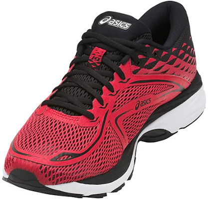 Asics Gel-Cumulus 19 低筒透氣運動鞋 紅色 Lookbook Asics Gel-Cumulus 19 低筒透氣運動鞋 紅色
