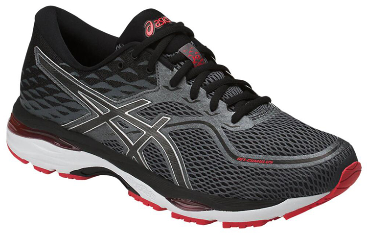 Lookbook Asics Gel-Cumulus 19 黑灰紅 跑步鞋