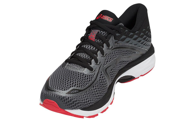 Shop Asics Gel-Cumulus 19 黑灰紅 跑步鞋