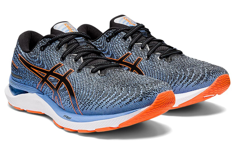 Lookbook ASICS Gel-Cumulus 24 2E Wide 'Hitam Oranye Menyala' 1011B365-003