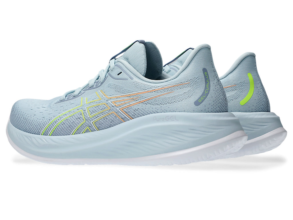 Shop ASICS Gel-Cumulus 26 '酷灰安全黃' 型號1011B792-021 1011B792-021